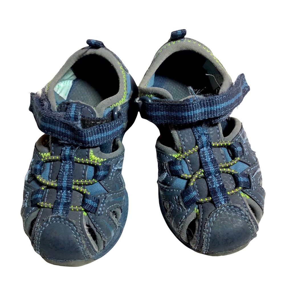 🌻🌻🌻MERRELL HYDRO HIKERS BLUE WATER SHOES BABY SANDALS 5.5🌻🌻🌻